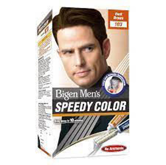 Picture of BIGEN SPEEDY MEN 103 DARK BROWN  SINGLES