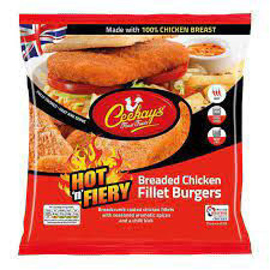 Picture of Fiery Breaded Burgers