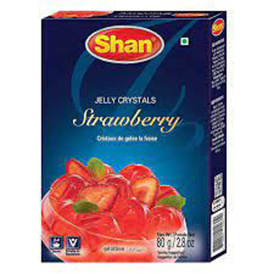 Picture of Shan Sweet Jelly Crystals Strawberry  80g