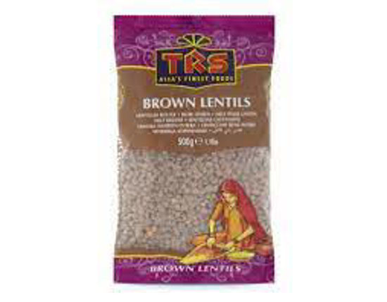 Picture of TRS Lentils Brown Whole (Masoor) 1 KG